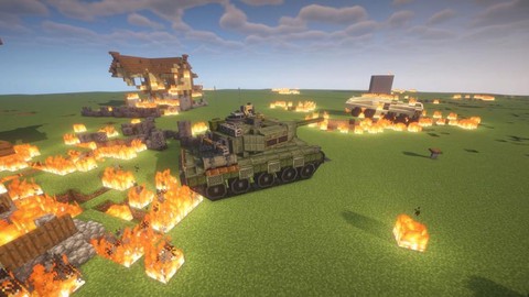 我的世界坦克怎么走