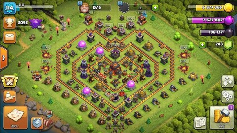 部落冲突爱心怎么摆